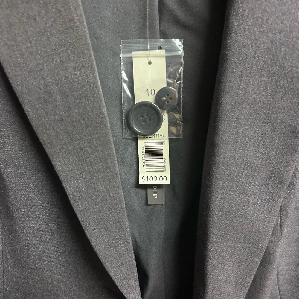 The Limited Charcoal Blazer size 10 - Picture 2 of 6
